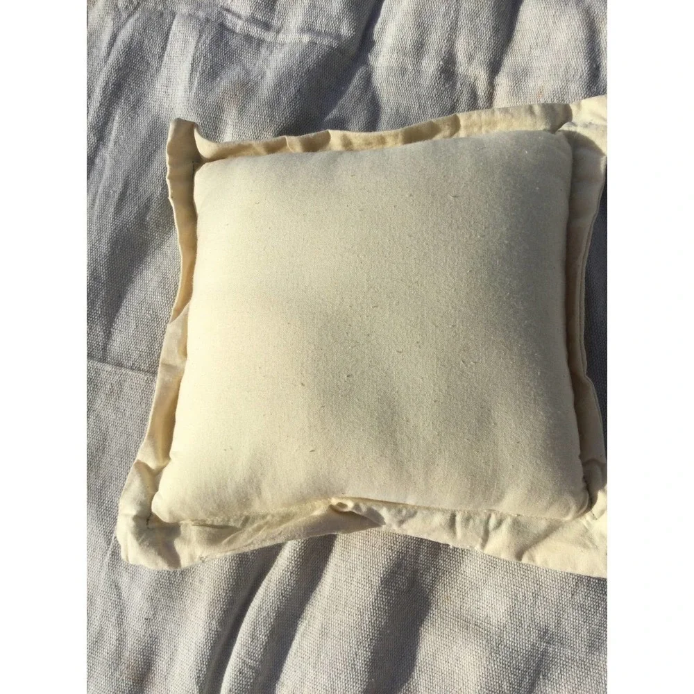 9” rosemary pillow herb farmhouse linen‎ country greenery rustic small